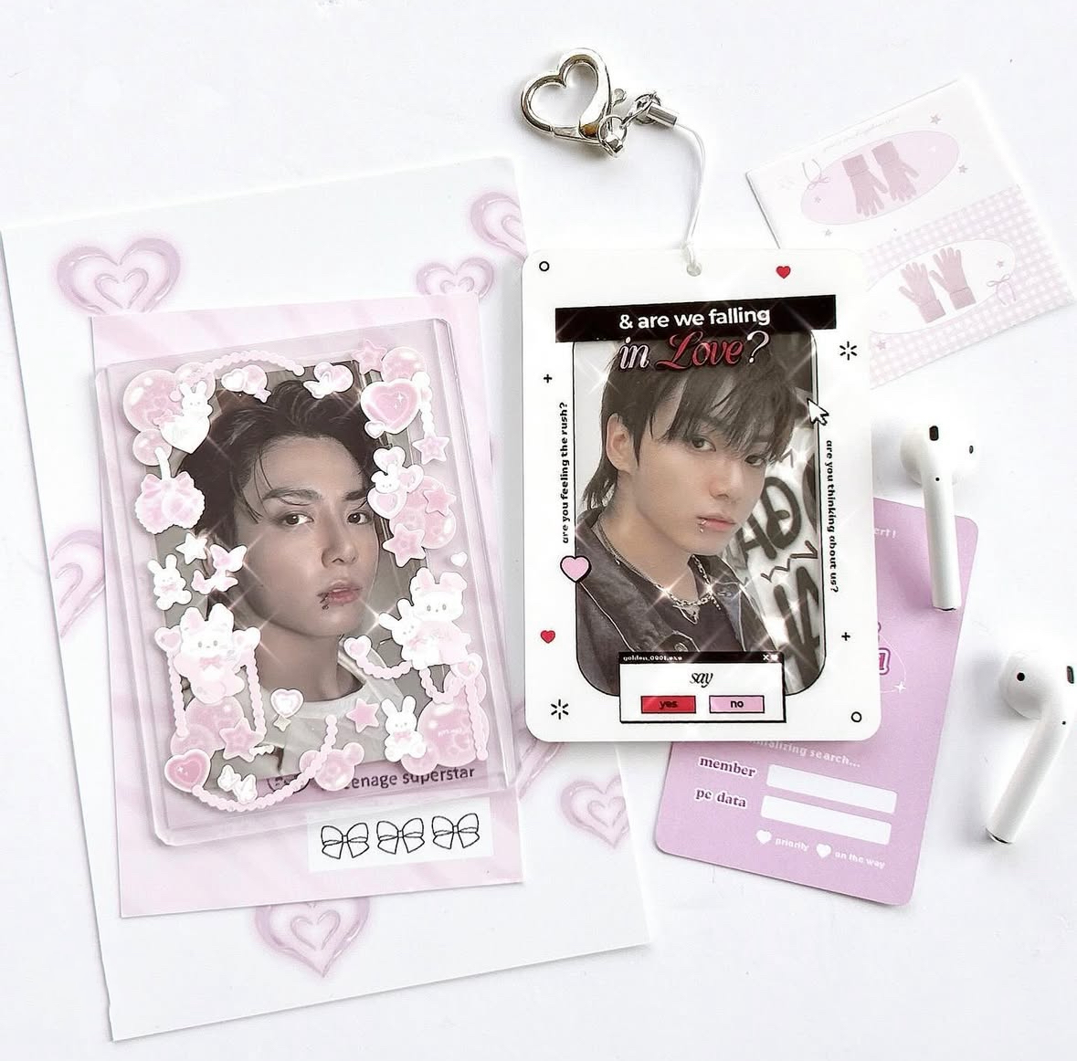 専用です。BTS♡JUNG KOOK♡貼り付け式カードホルダー BTS Jungkook | Yes Or No ♡ Acrylic Photocard Holder – 1800-LUVLINE
