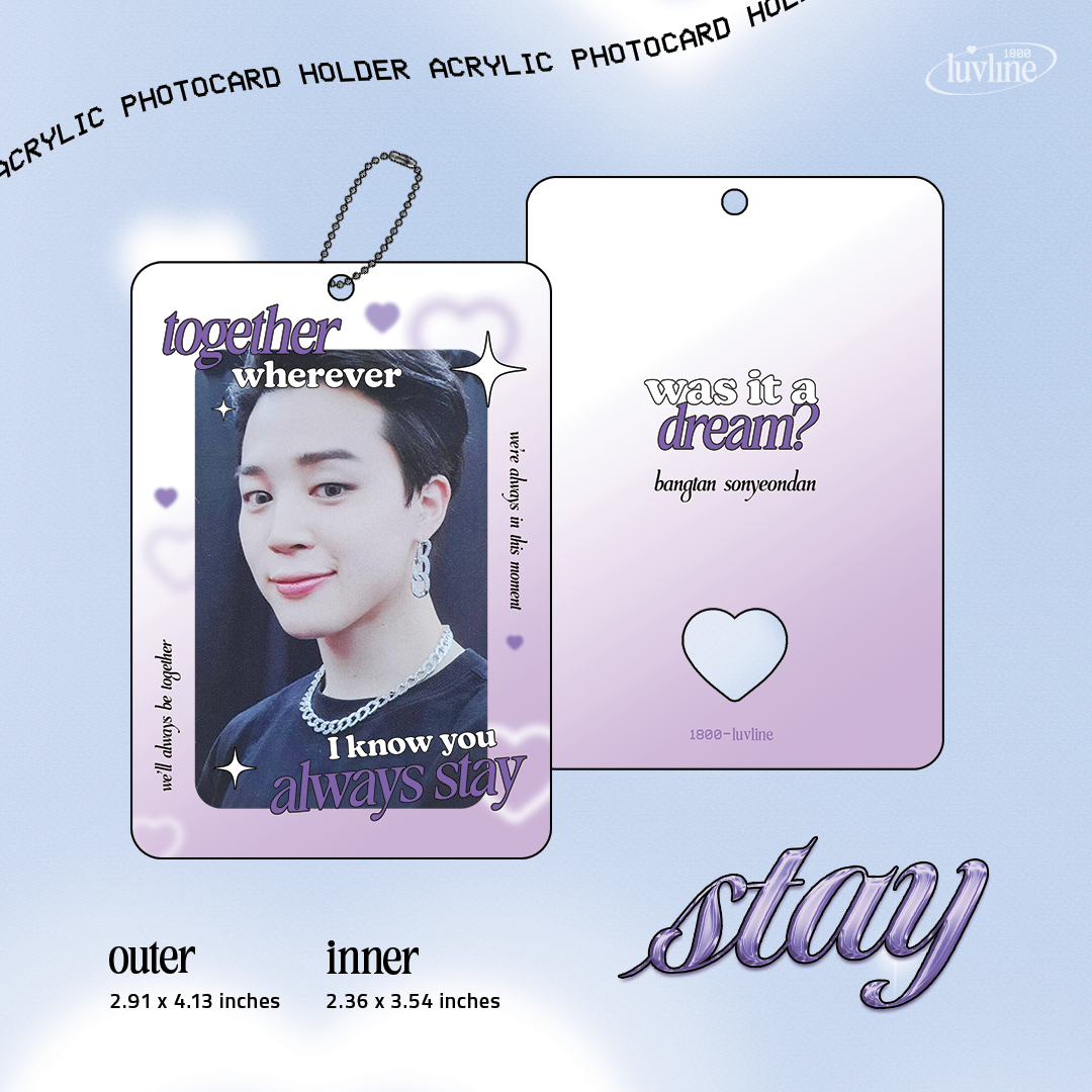 DISCOUNTED ♡ Acrylic Photocard Holders