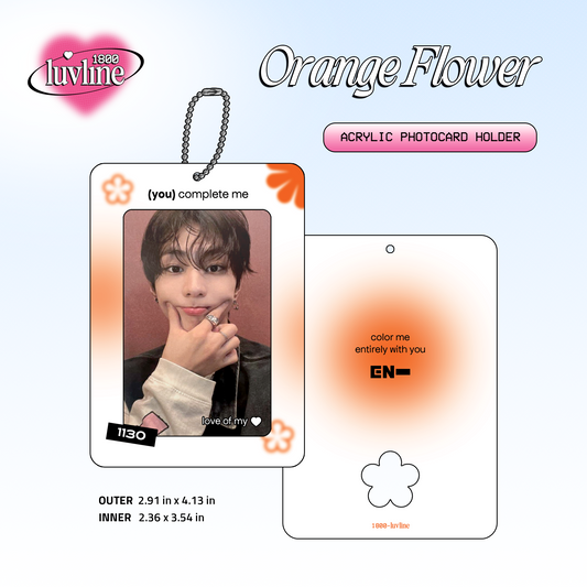 [PRE-ORDER] ENHYPEN Orange Blood ♡ Acrylic Photocard Holder