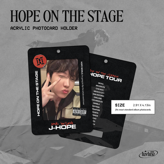 BTS J-Hope ♡ Acrylic Photocard Holder | HOPE ON THE STAGE
