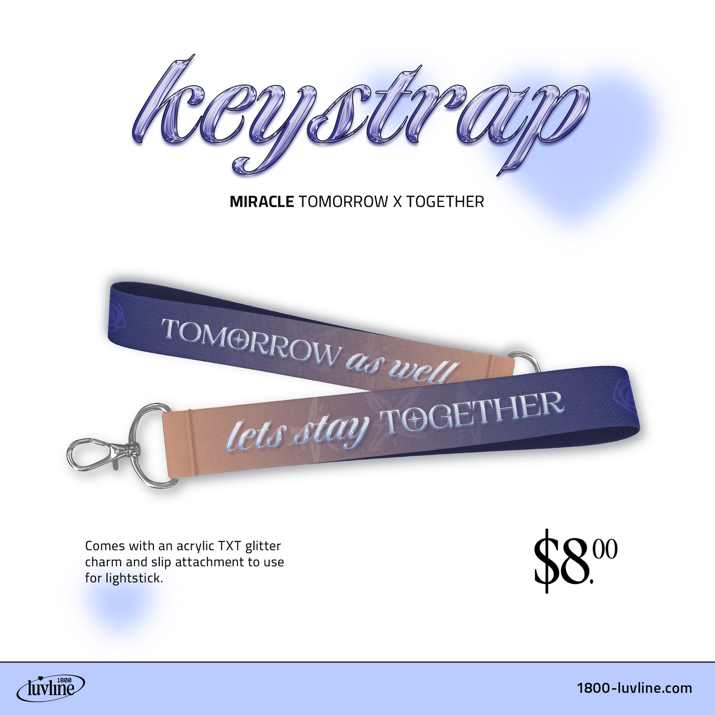 TXT Miracle ♡ Keystrap Lightstick Accesory