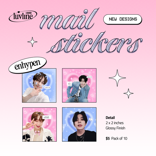 Mail Stickers ♡ Enhypen Series [PRE-ORDER]