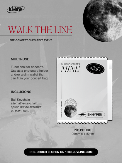 ENHYPEN ♡ PVC Zip Pouch | DESIRE: UNLEASH